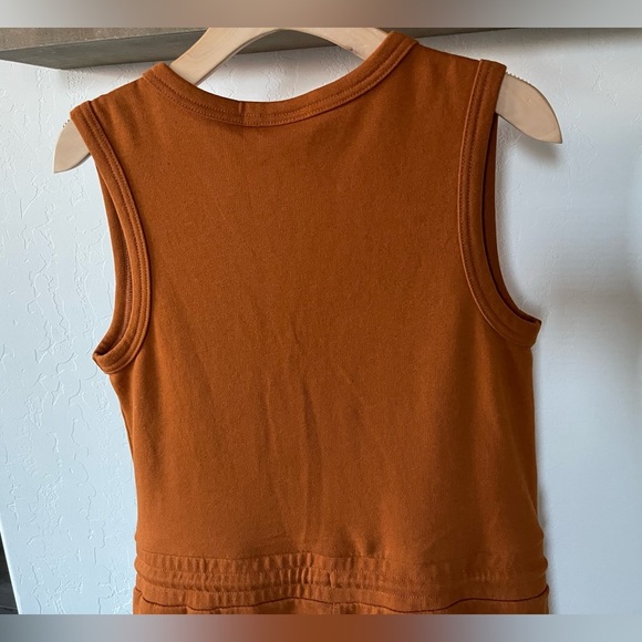 Universal Thread Rust/Bronze Sweater Romper, Drawstring Detail, Size Small•••NWT - Picture 9 of 16